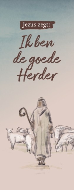 Jezus zegt: Ik ben de goede Herder - boekenlegger
