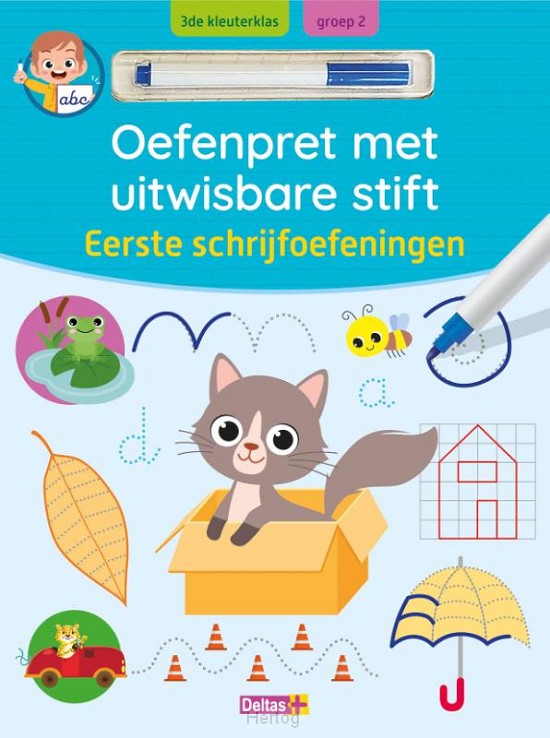 Oefenpret met uitwisbafre stift - Eerste schrijfoefeningen