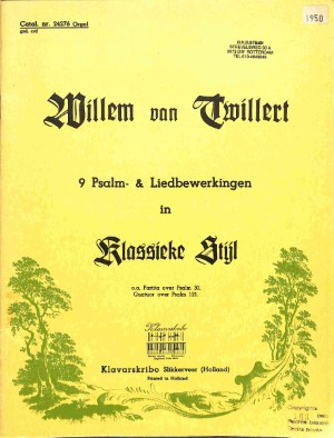 9 Psalm- en liedbewerkingen in klassieke stijl - Tweedehands Klavar